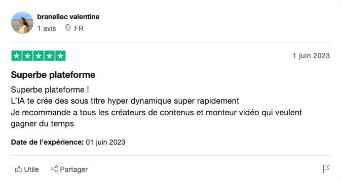 temoignage-valentine Avis de Valentine sur Submagic