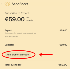 sendshort-discount SendShort discount code