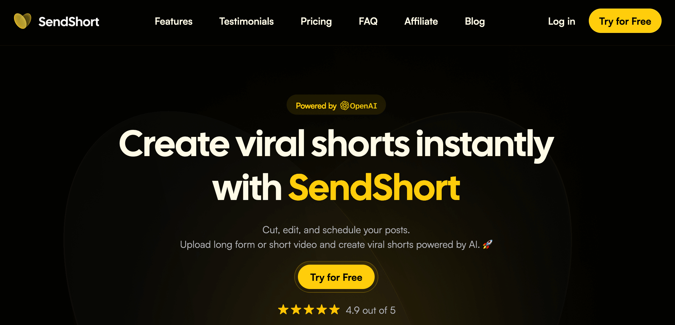 sendshort SendShort transforme vos vidéos longues en vidéos courtes et les sous-titre